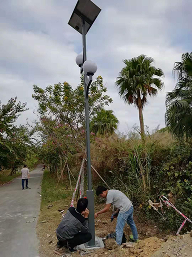 广东省阳江市阳东区那龙镇阳江led太阳能庭院灯监狱项目